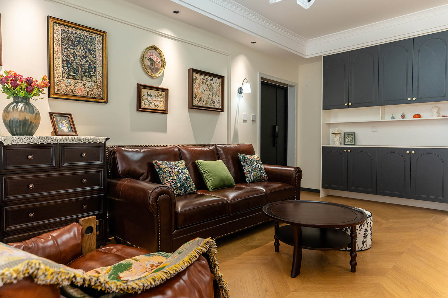 株洲翡翠公園131平法式復古裝修實景