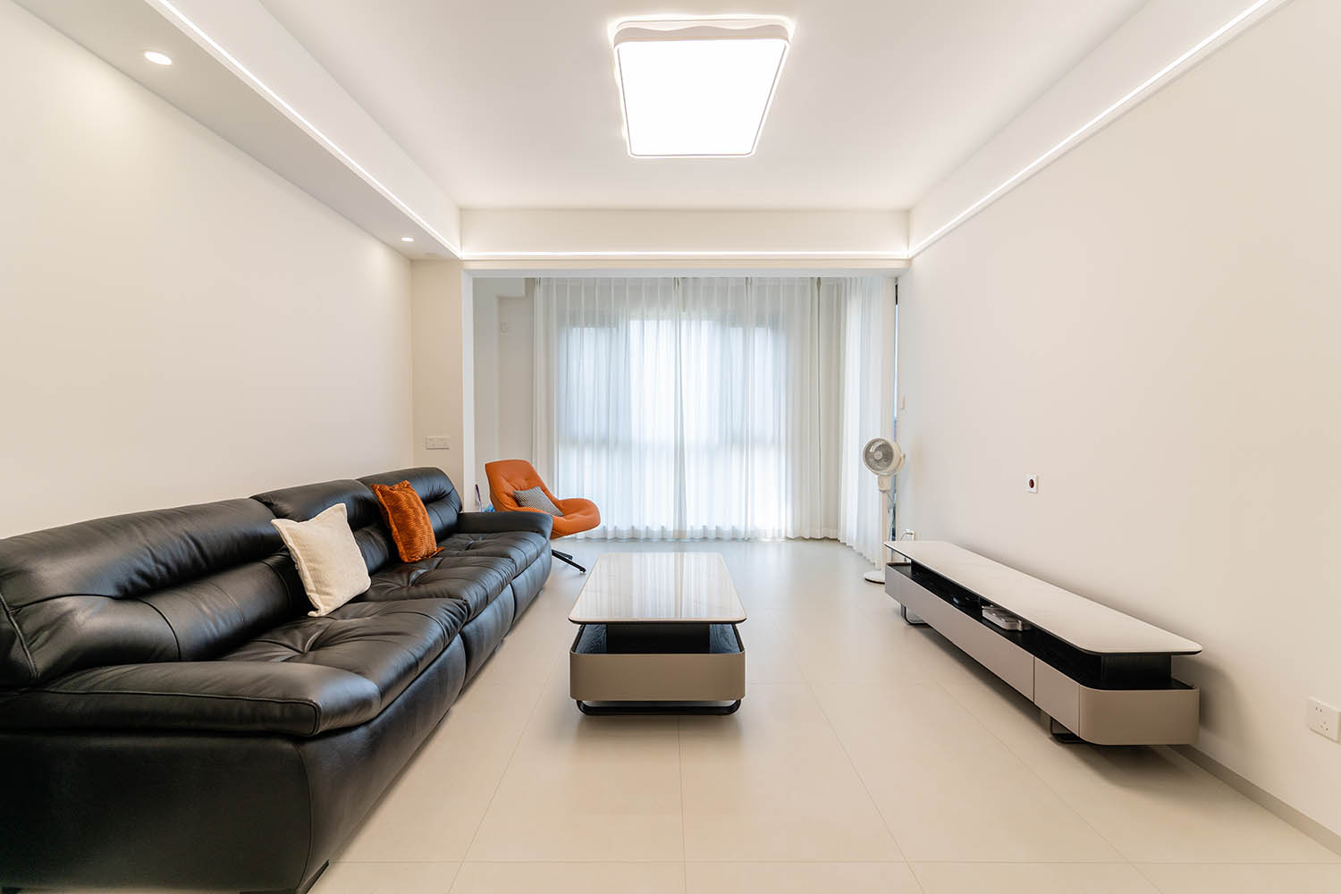 株洲家博整裝綠地城際空間站125㎡現(xiàn)代簡約風(fēng)格裝修賞析